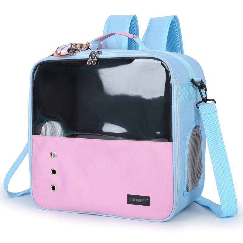 Fashion Design Breathable Colour Small Pets Backpack Carrier Bags for Small Middle Animals Dogs Cats