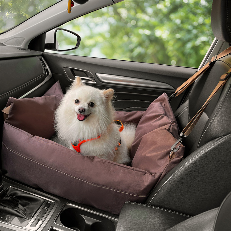 GeerDuo New Design Multi-function Comfortable ODM OEM Detachable Washable Durable Pet Dog Car Back Booster Seat Carrier