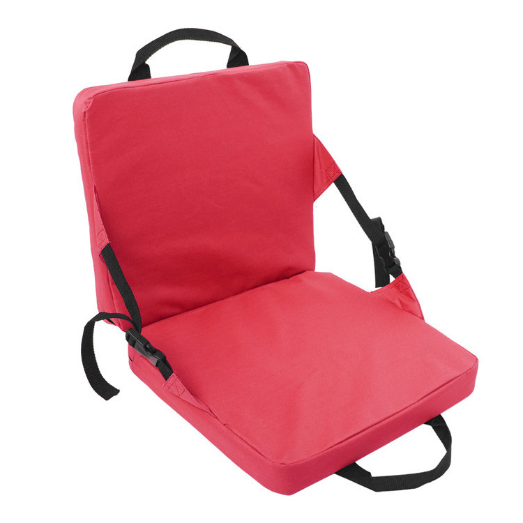 Portable Foldable Outdoor Stadium Seat Cushion with 4cm Thick Padding for Bench and Chair