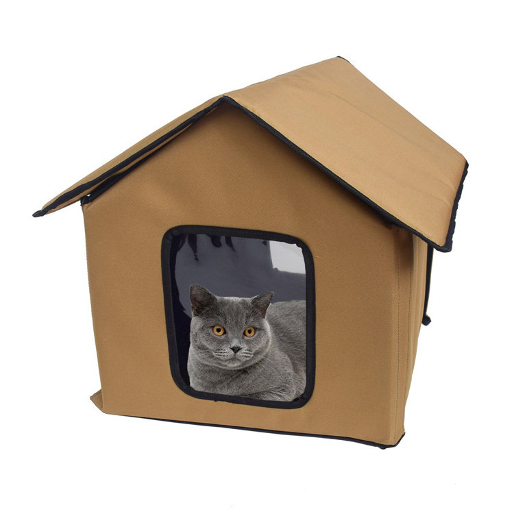 Portable Foldable Outdoor Indoor Pet Cat House for Kitty and Puppy