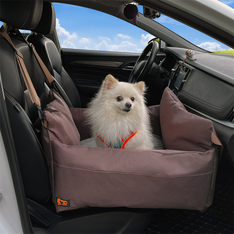 GeerDuo New Design Multi-function Comfortable ODM OEM Detachable Washable Durable Pet Dog Car Back Booster Seat Carrier