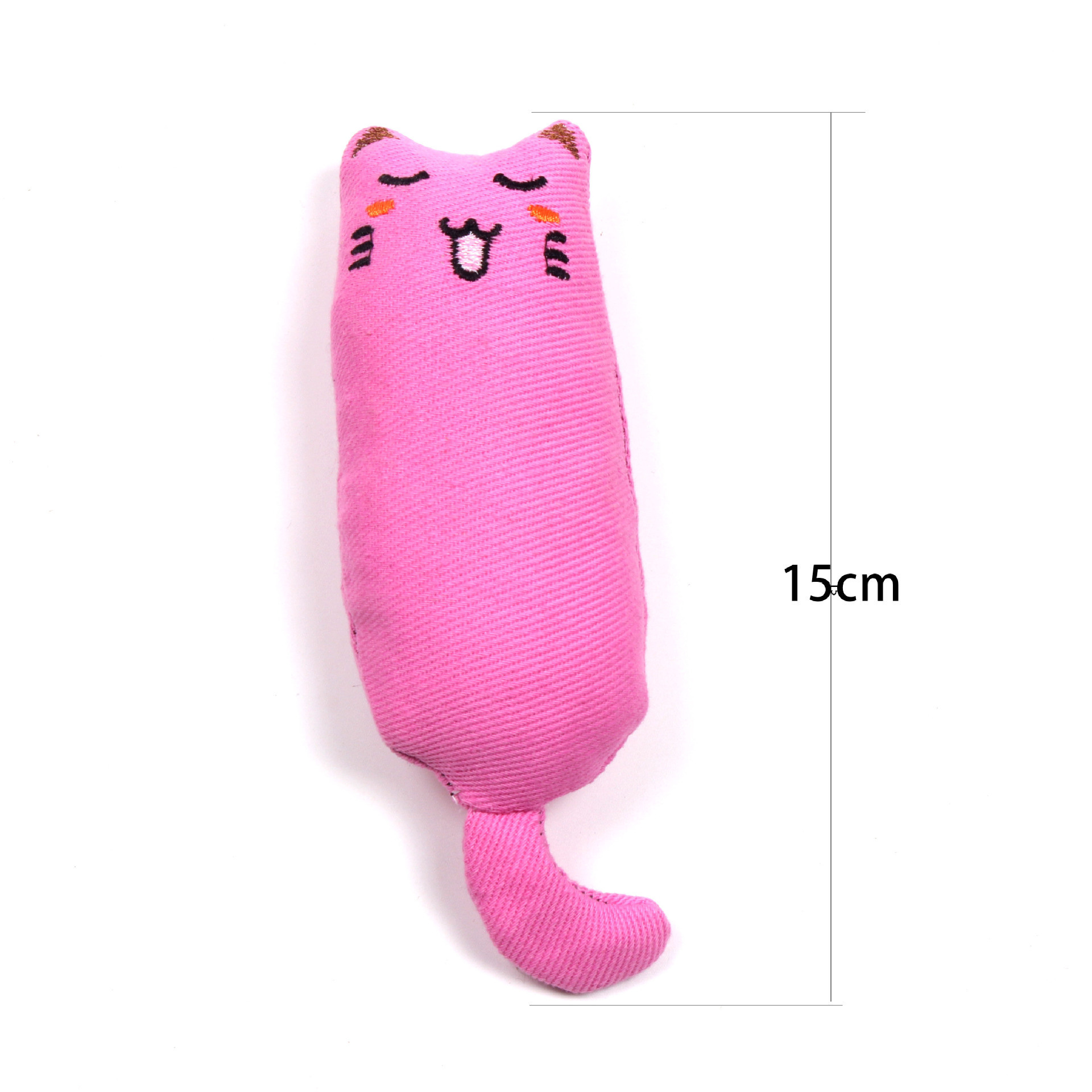 5 Colors Cute Pure Cotton Cartoon Mice Teething Chew Bite Resistant Cat Catnip Toys for Funny Interactive