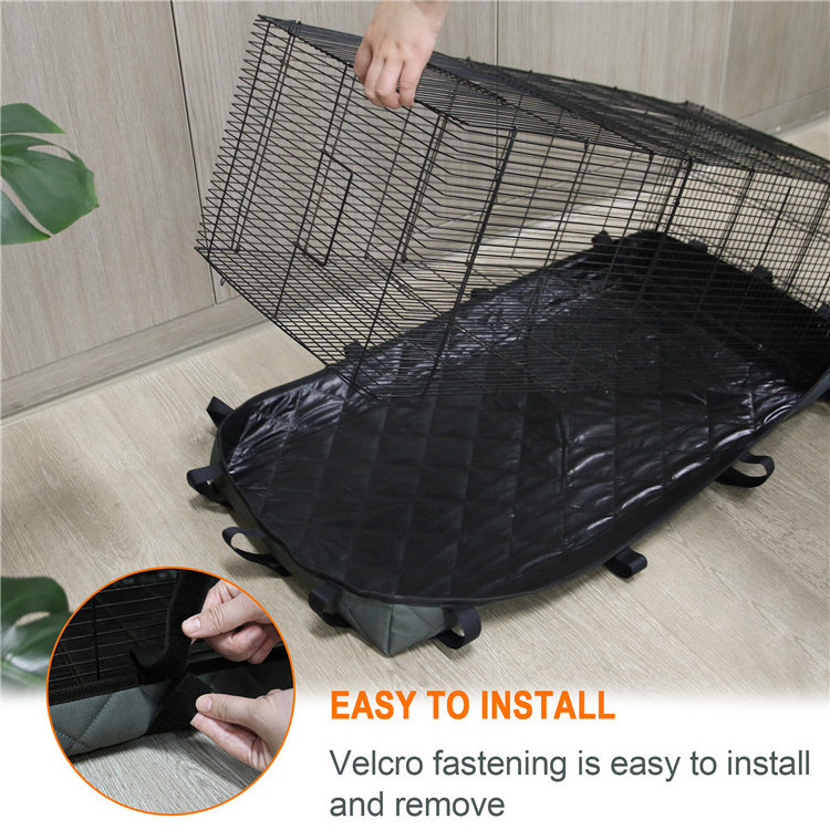 Mydays Outdoor Water-proof Breathable Chew Proof Soft Airline Pet Dog Guinea Pig Three-layer Cage Crate Kennel Base Mat Pad