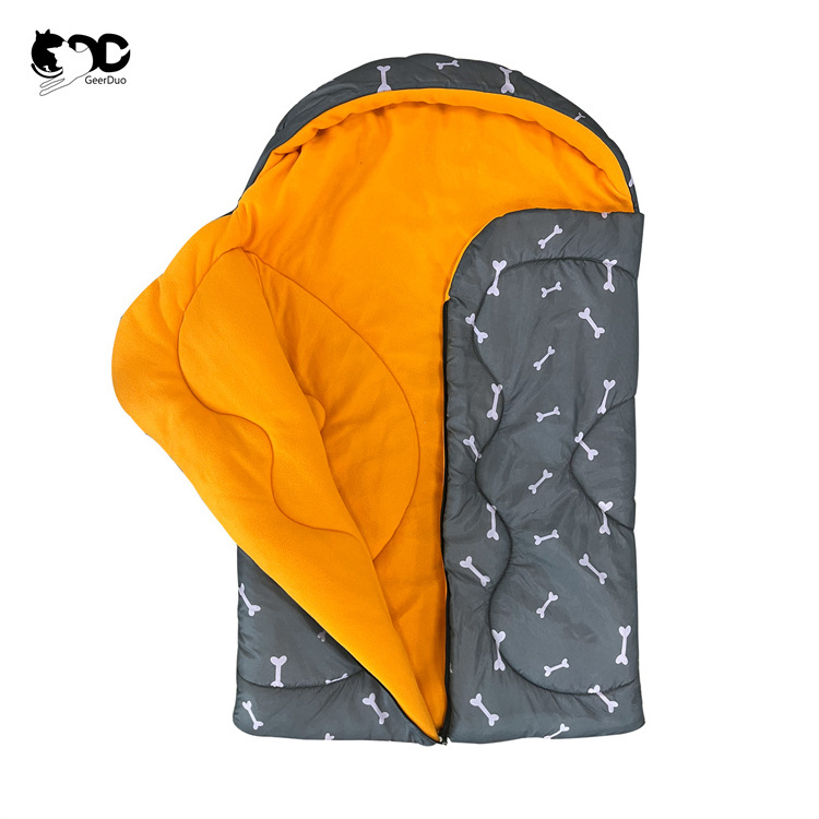 GeerDuo Pet New Released Indoor Outdoor Travel Camping Hiking Waterproof Warm Packable Dog Sleeping Bed Mat Bag