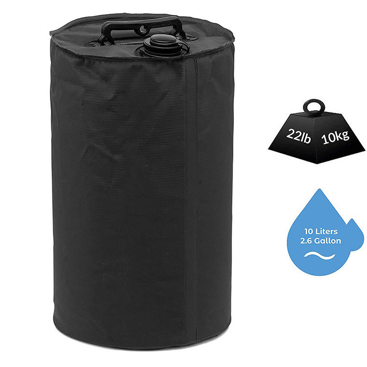 Mydays Tech Large Capacity Stability Leakproof Design Black Heavy Duty Water Weights Bag for Pop Up Canopy Canopies Tent Gazebo