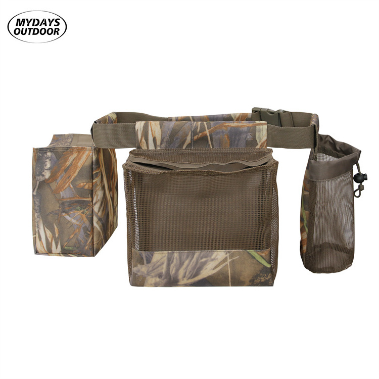 Mydays Tech High Quality New Design Wholesale Cheap Price Camo Hunting Belt Bag for Dog Training Shooting