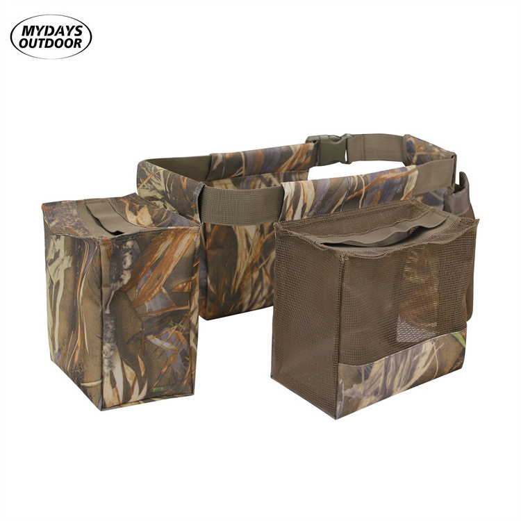 Mydays Tech High Quality New Design Wholesale Cheap Price Camo Hunting Belt Bag for Dog Training Shooting