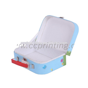 Paperboard suitcase children cardboard briefcase