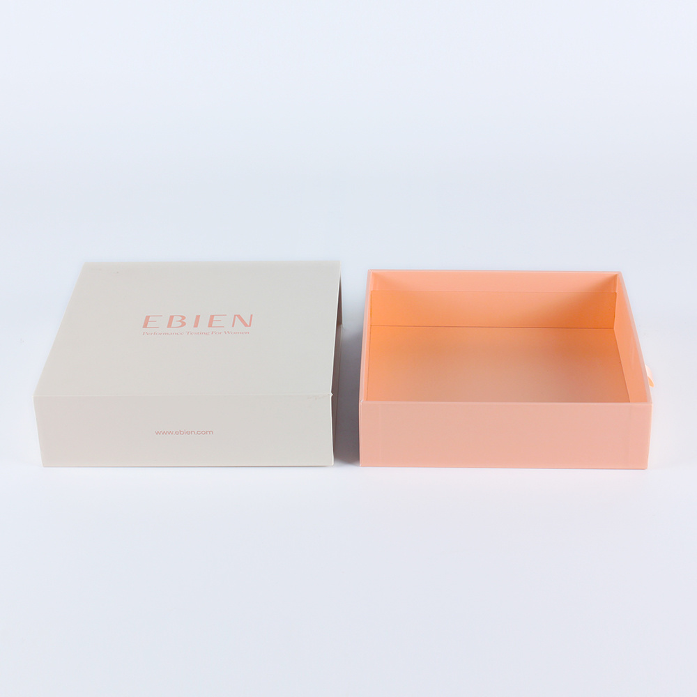 Eco Packaging Box Drawer Jewelry Paper Lipstick Cosmetic Packing Sliding Rectangle Drawer Lash for Gift Box Custom Logo