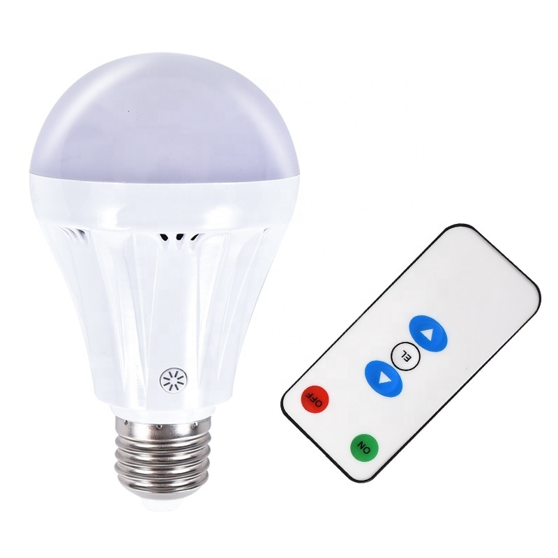 15w e27 e26 ac dc Portable Led Emergency Bulb Lights for Indoor Lampada Led  Intelligent Rechargeable with Remote Controller