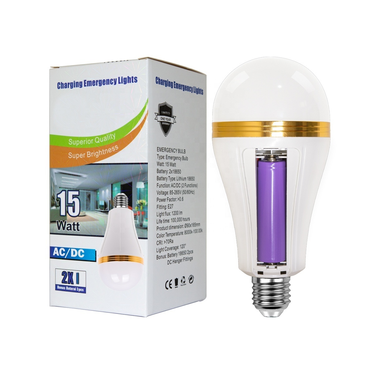 Hot Selling Rechargeable Emergency Bulb Lights 12w 15w 20w with Hook for Outdoor Camping