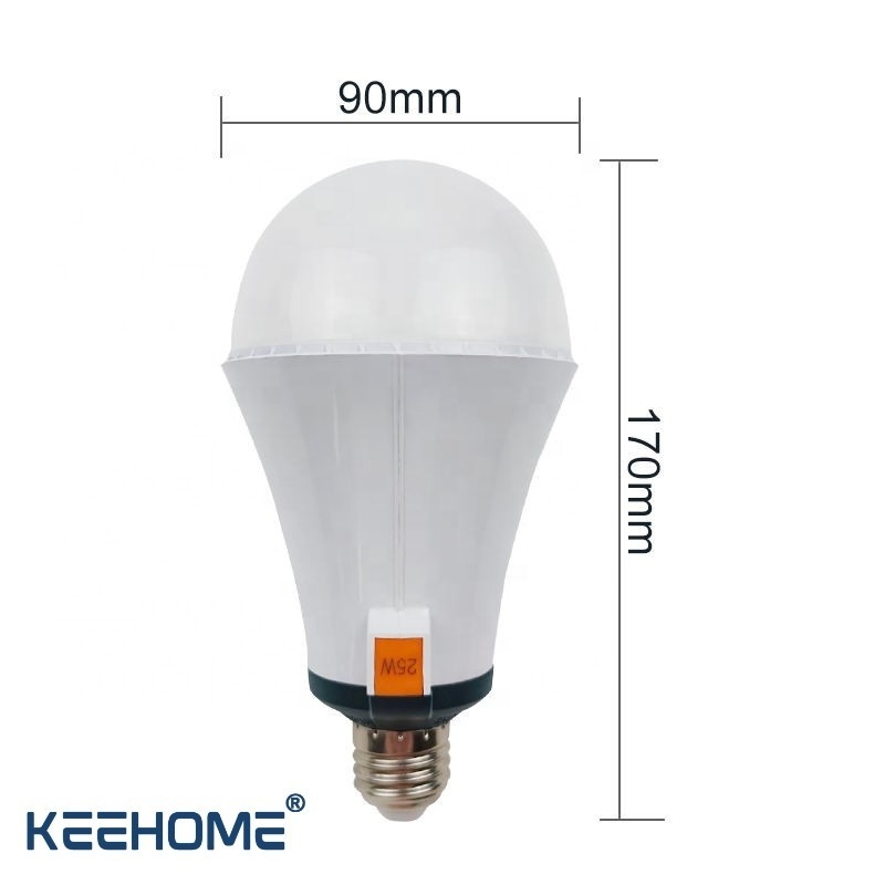 Ukraine Hot Selling 25W 30W Rechargeable Emergency Bulb Brightness Intelligent Emergency Led Battery Light Bulb For Power Outage