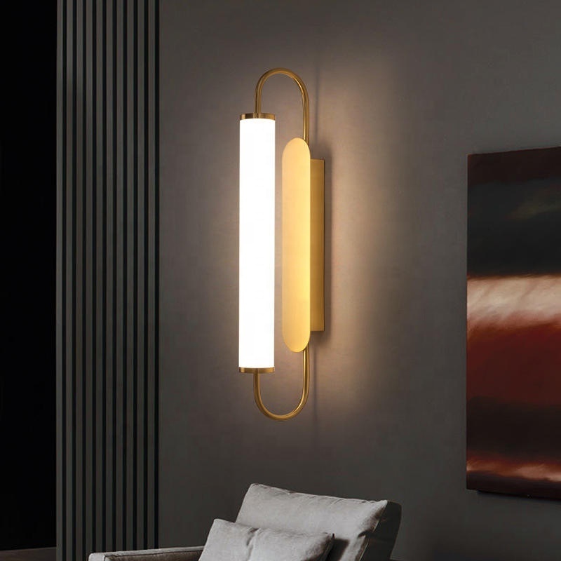 Modern LED Wall Light Indoor Decorative Design AC220V 8watt Brass Wall Mounted Bedroom Picture Led Wall Lights