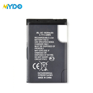 Long Standby Time Low Price BL-5C 3.7v 1050mah Battery for Nokia 3110c Mobile Phone Original Cell Phones CE Cellphone Battery