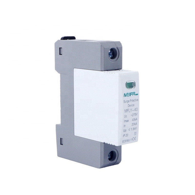 Good Quality AC 40kA Surge Protective Devices Lightning Arrester Surge Protectors