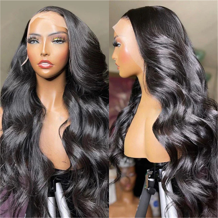 My Dream Hair 4x4 Lace Closure Wig Body Wave 100% Brazilian Virgin Human Hair HD Lace Closure Wig