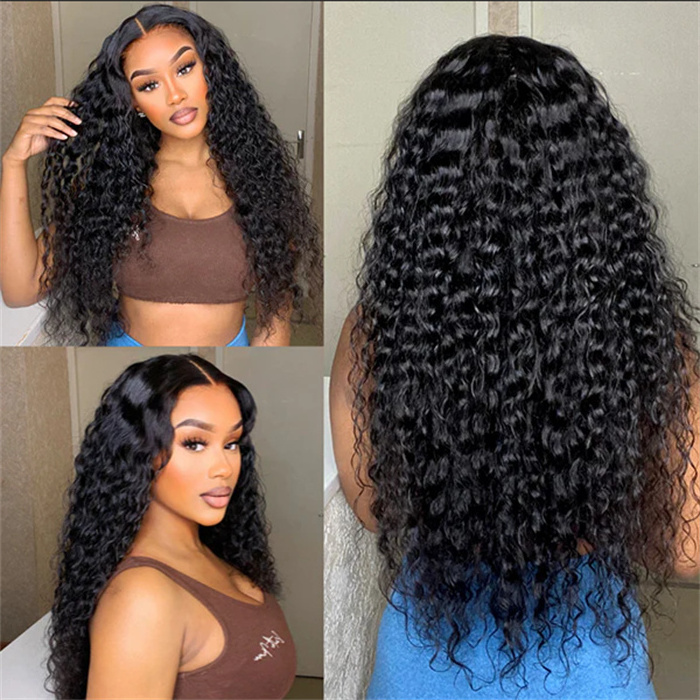 My Dream Hair 13x4 Water Wave Wigs Human Hair Lace Front Wigs Virgin,Glueless Brazilian Human Hair Hd Lace Frontal Wigs