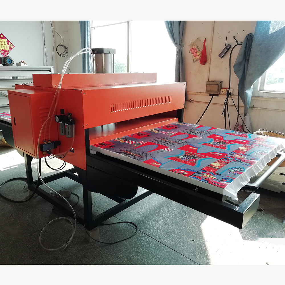 Factory large pneumatic format heat press machine 80x100