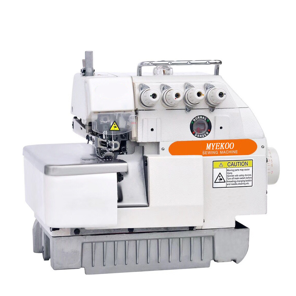 Garment machinery new 747 computer direct drive fabric stitching super high-speed four-thread overlock sewing machine