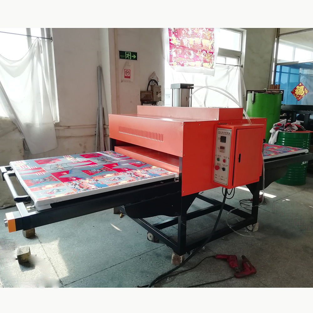 Factory large pneumatic format heat press machine 80x100