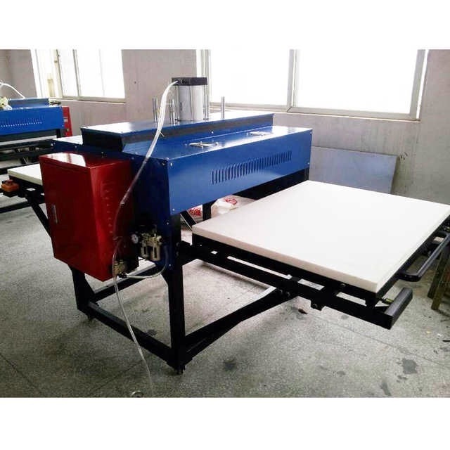 large double side station format skateboard sublimation transfer pneumatic heat press machine