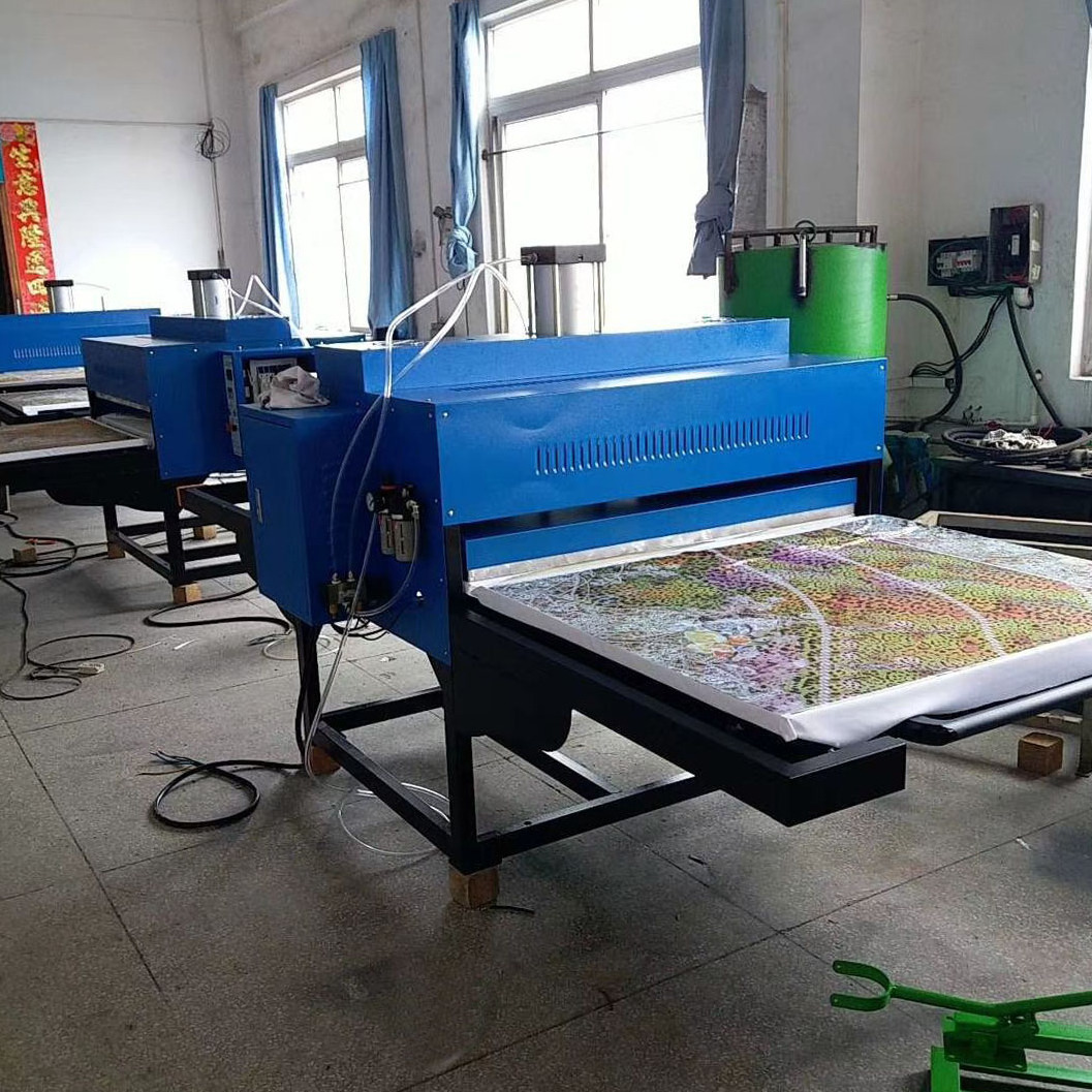 Factory large pneumatic format heat press machine 80x100