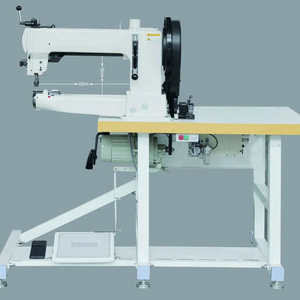 Cylinder arm sewing machine for wetsuits