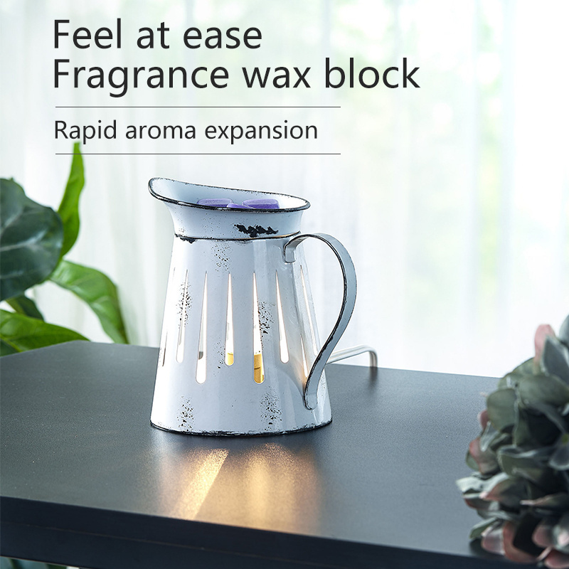 Metal Milk Pot Design Home Decor Fragrance Wax Blocks Melter/Warmer Aromatherapy Lamp