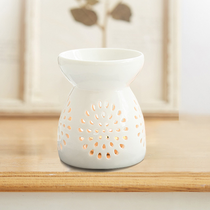 Cordless Wax Warmer Essential Oil Burner Fragrance Wax Burner Customize Ceramics Oil Burner