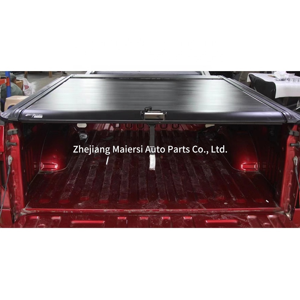 OEM ODM pickup roller lid truck shutter bed cover hard roll up manual tonneau cover with coded lock for f150 sierra silverado