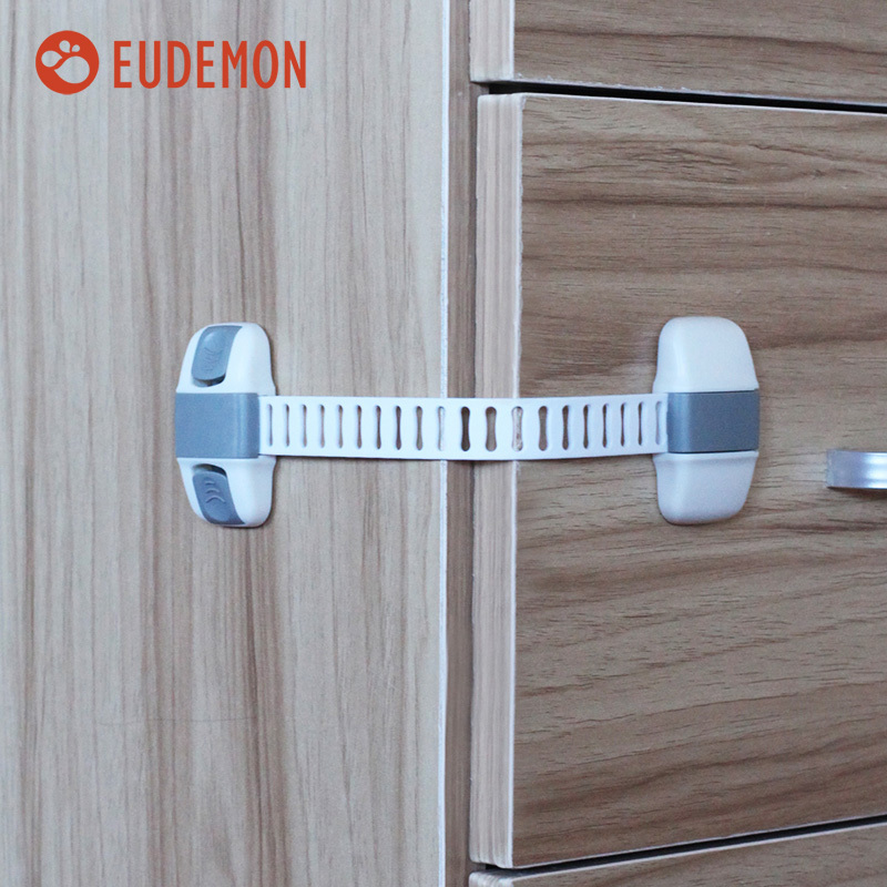 Child Safety Plastic Kitchen Cupboard Locks For Cabinet And Drawer