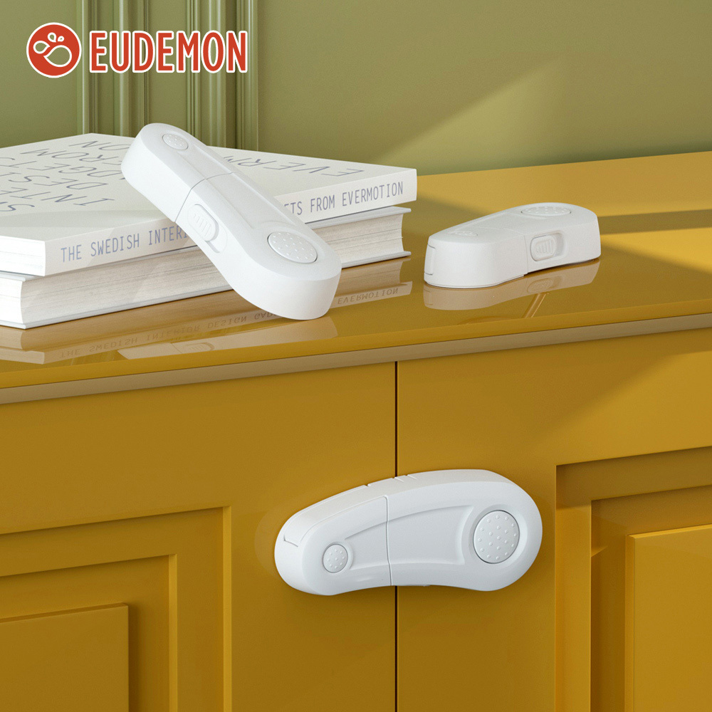 Adhesive Baby Safety Locks Child Proof Cabinet Drawers