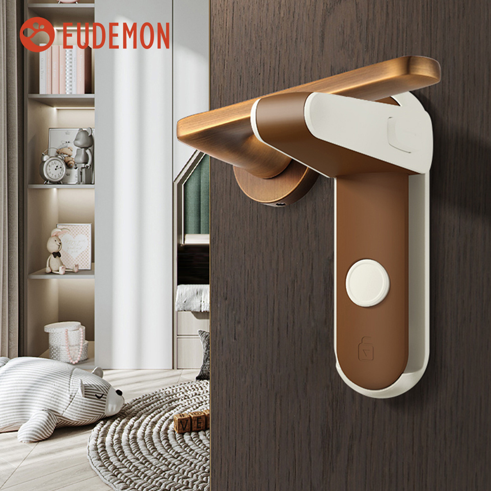 Daily Use Childproof Door Lever Lock Baby Safety Door Handle Lever Lock