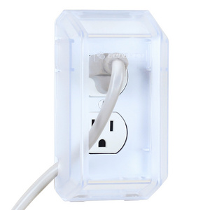 Child Safety Electrical Outlet Cover Box Large Plug Cover For Babyproofing Outlets