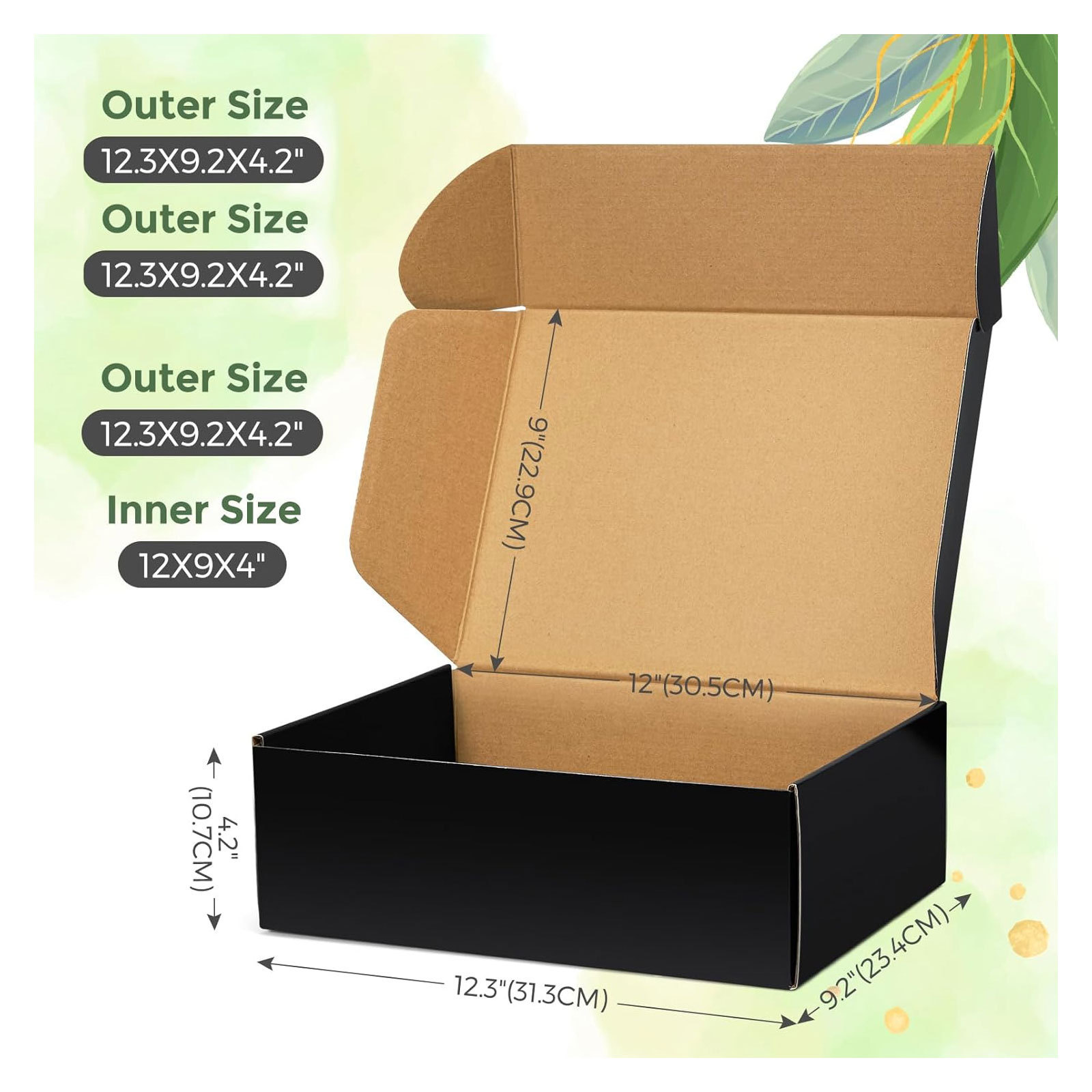 Black Cardboard Boxes Customize - Small Business Shipping & Mailing Corrugated Packaging Wholesalers