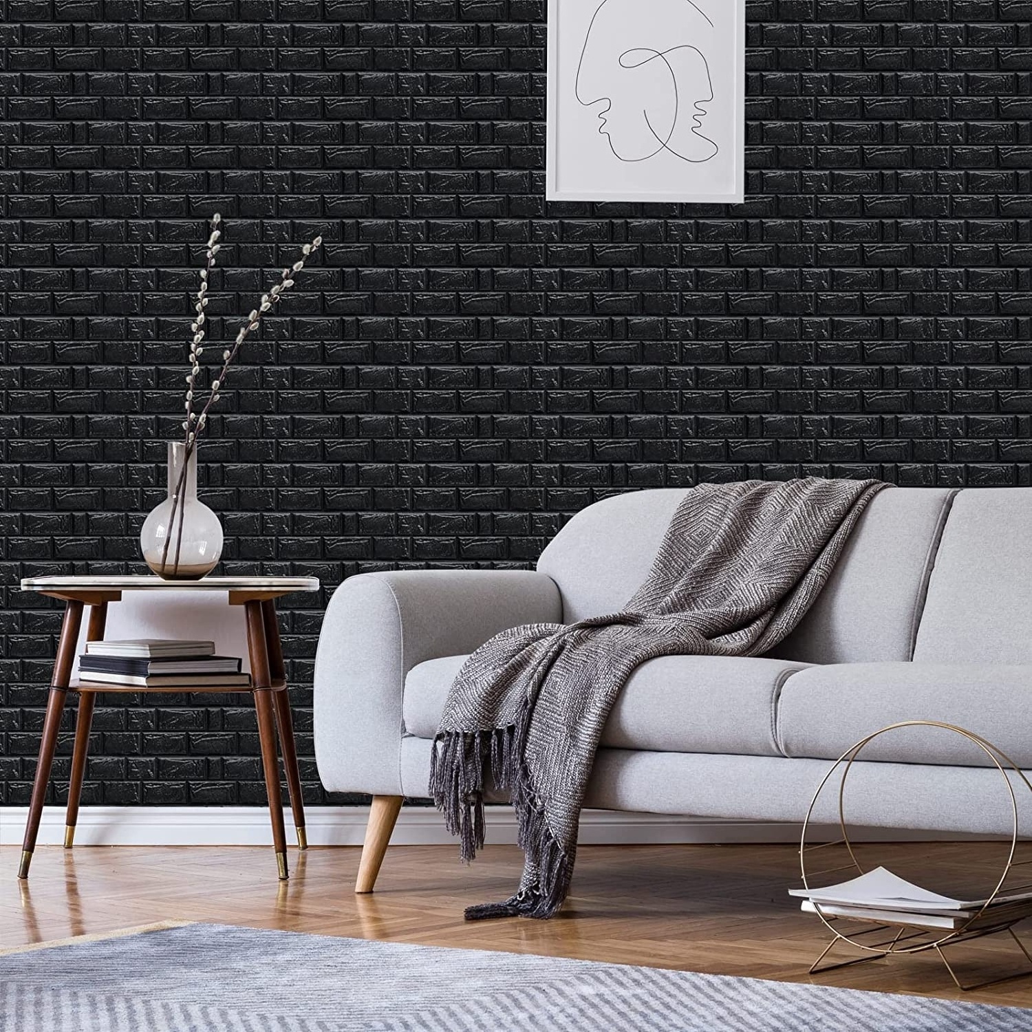 Brick wall paper Living Room Self Adhesive Vinyl Wallpaper 3D Wallpaper Home Decoration 3D Pe Foam Wall Sticker