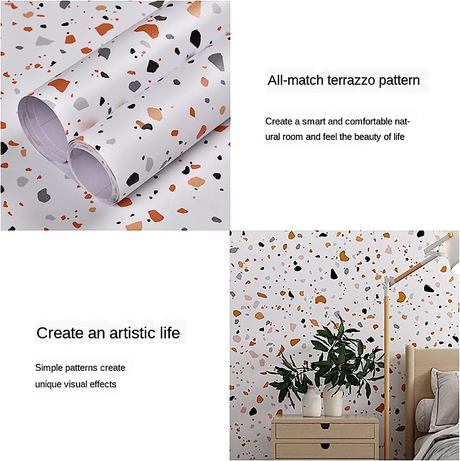 MyFanshome Boys or Girls Room Baby Decoration Wardrobe Furniture Self Adhesive Decorative Wallpaper