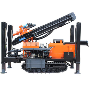 100m 300m 500m crawler drill rig for water well 200m borehole portable water well drilling rig factory price