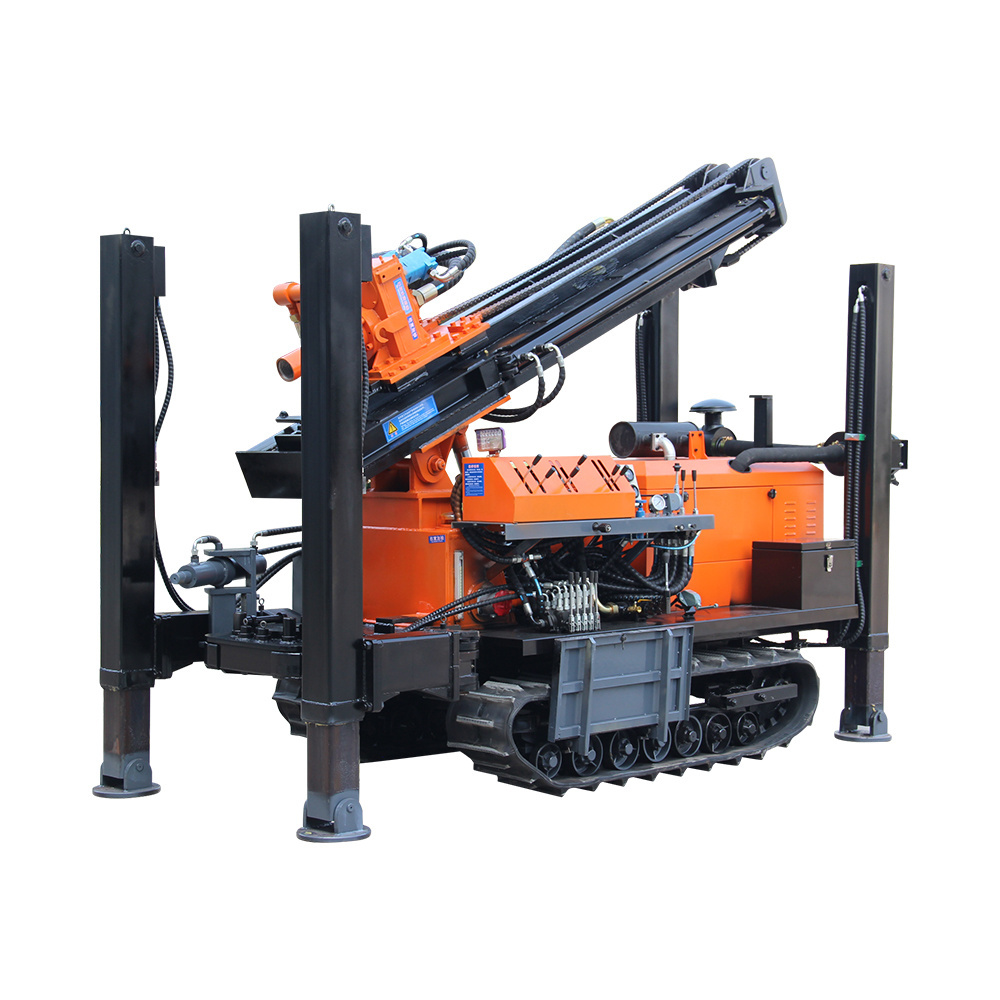 100m 300m 500m crawler drill rig for water well 200m borehole portable water well drilling rig factory price