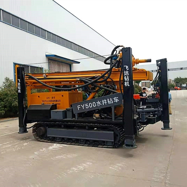 500m diesel hydraulic portable water well drilling rig / water well drilling machine / gold core drilling machine