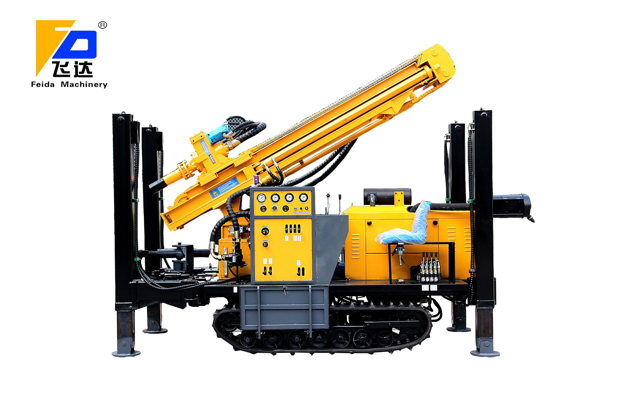 New Design Wholesale 200m depth hydraulic drilling rig for water well with huge discount