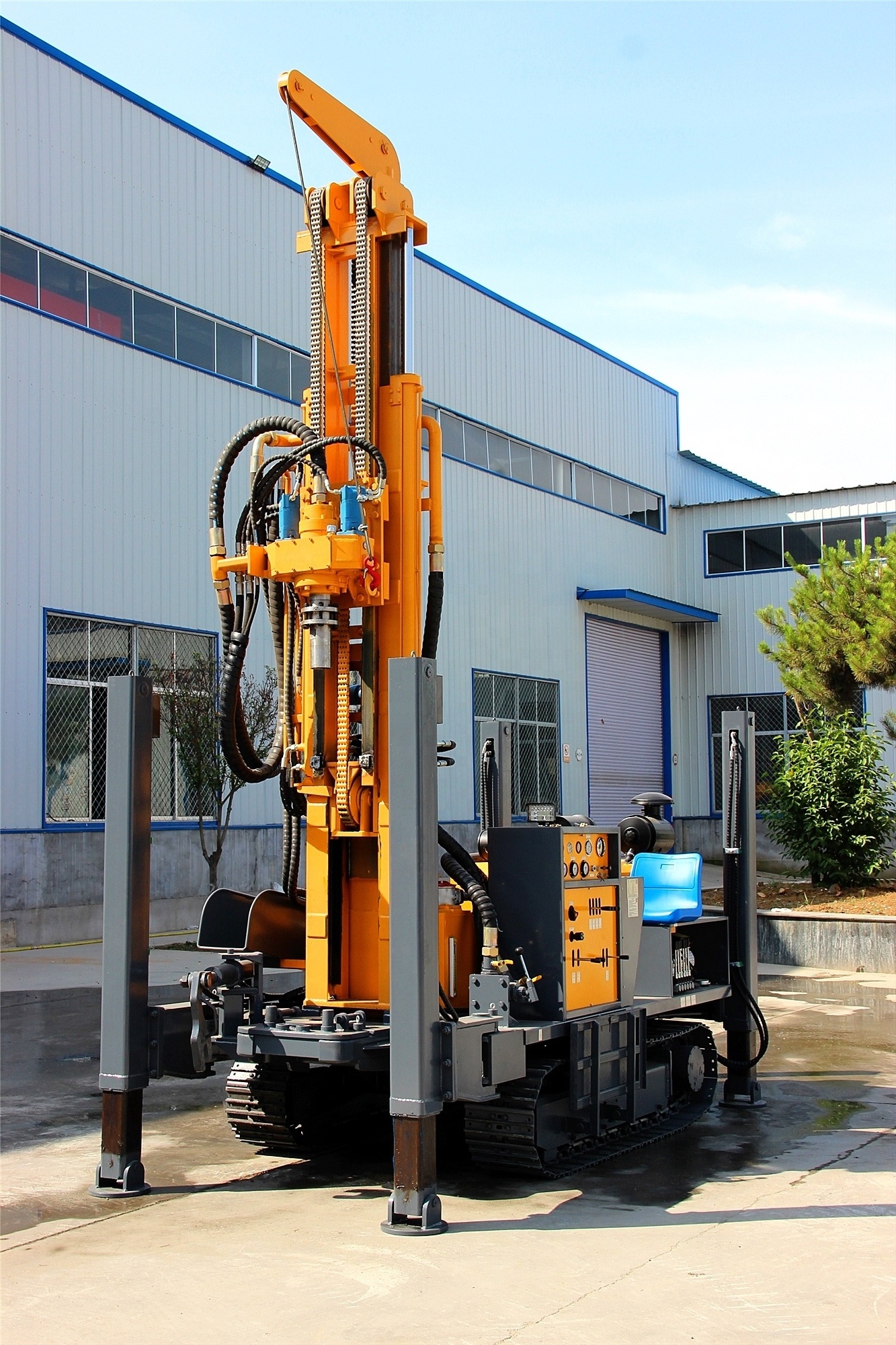 borehole rig bore hole drilling machine water blasting drill rig perforadoras de pozos de agua mine drilling rig