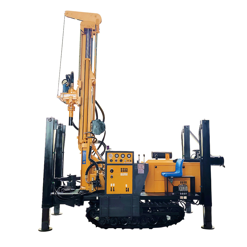 New Design Wholesale 200m depth hydraulic drilling rig for water well with huge discount