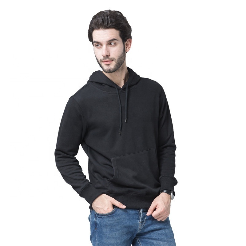 High Quality Unisex French Terry Hoodies 80 Cotton 20 Polyester Custom 3D Puff Print Hoodie Blank Men Hoodie