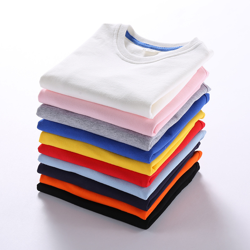 High Quality kids Clothing Plain Sweatshirt Toddler Baby Children Sweater Blank Pullover Crewneck Sweatshirt