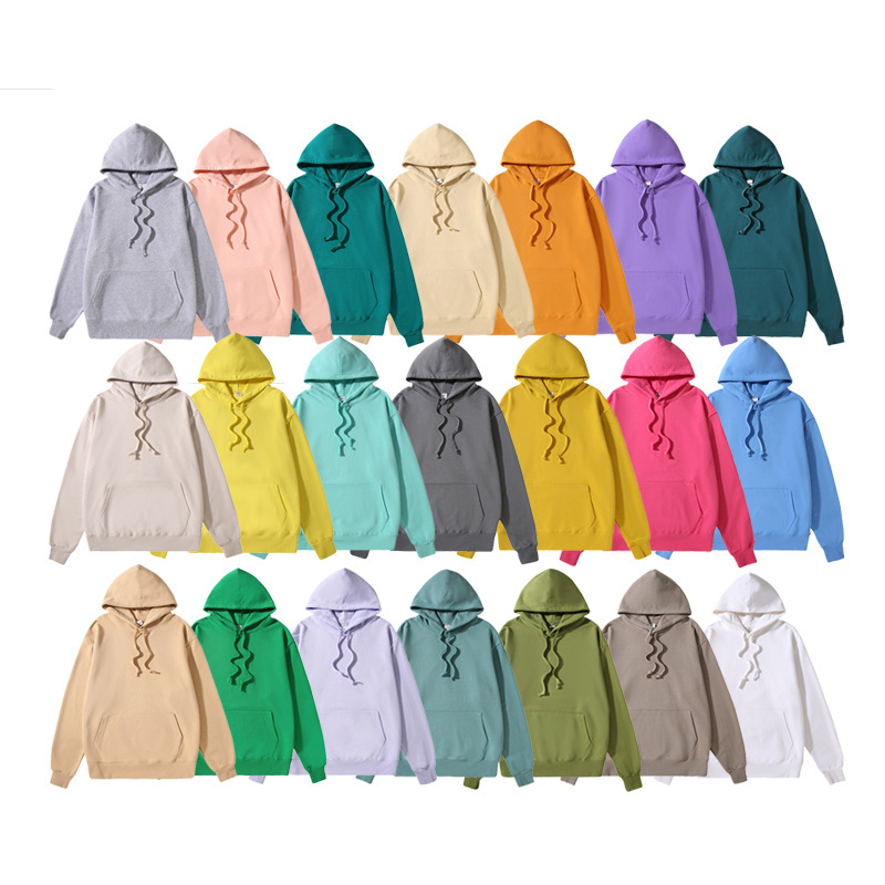 Custom Unisex Ovrsized 100% Cotton Hoodie 400gsm Plain Plus Size 3D Puff Print Tracksuit Drop Shoulder Men Hoodie