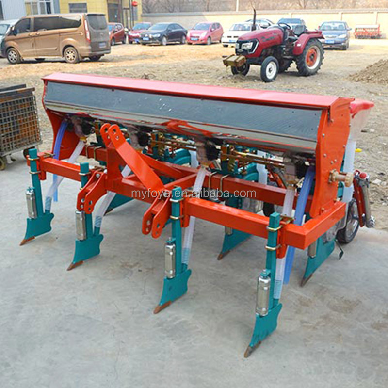 Corn farming equipment 3 point mounted 4 rows corn soybean seeder