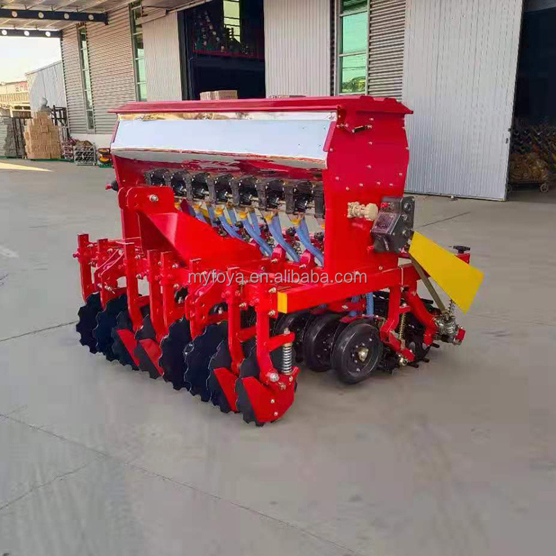 No till 8 row rice wheat seed drill pasture grass seeder machine