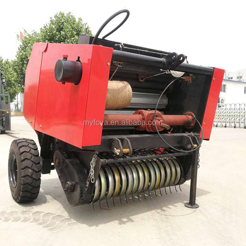 Mini pine straw alfalfa baler compact hand lucerne hay baler for sale