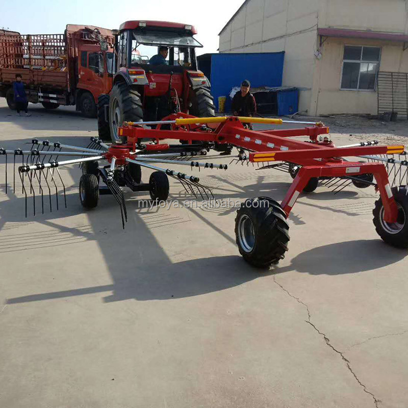 Agriculture tractor rotary hay rake and tedder for sale